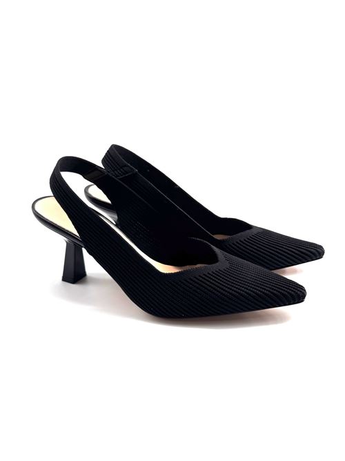 Slingback donna in maglia IL LACCIO | 3063042MAGLIANERO